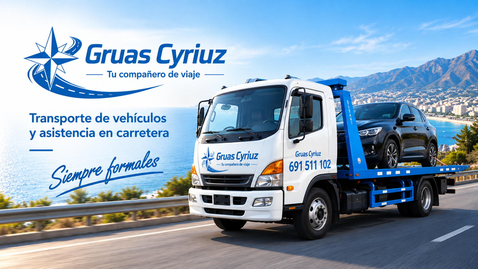 Grúas Cyriuz — Transporte de vehículos y asistencia en carretera